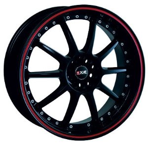 XXR 941 16x7 Black/Red 5-100/5-114.3 +38mm Wheels 